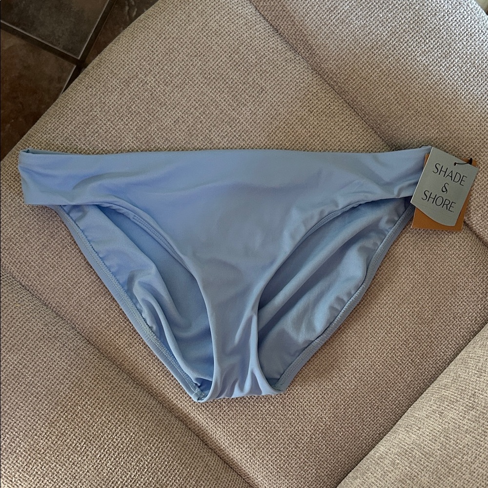 Shade & Shore Sky Blue Bikini Bottom NWT size medium